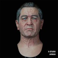 hot sale 16th hand painted robert de niro i heard you paint houses male head sculpture carving for 12 ph tbl action figure