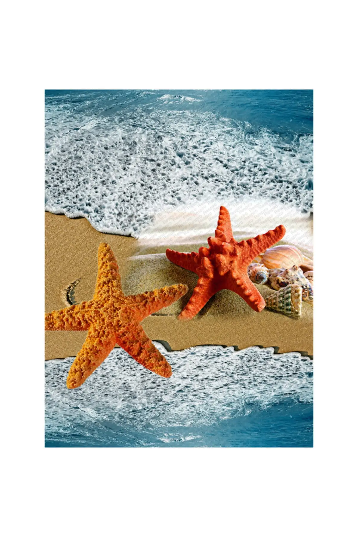 

Домашний декор, чехол для ковров, ковриков, морских звезд, с цифровой печатью