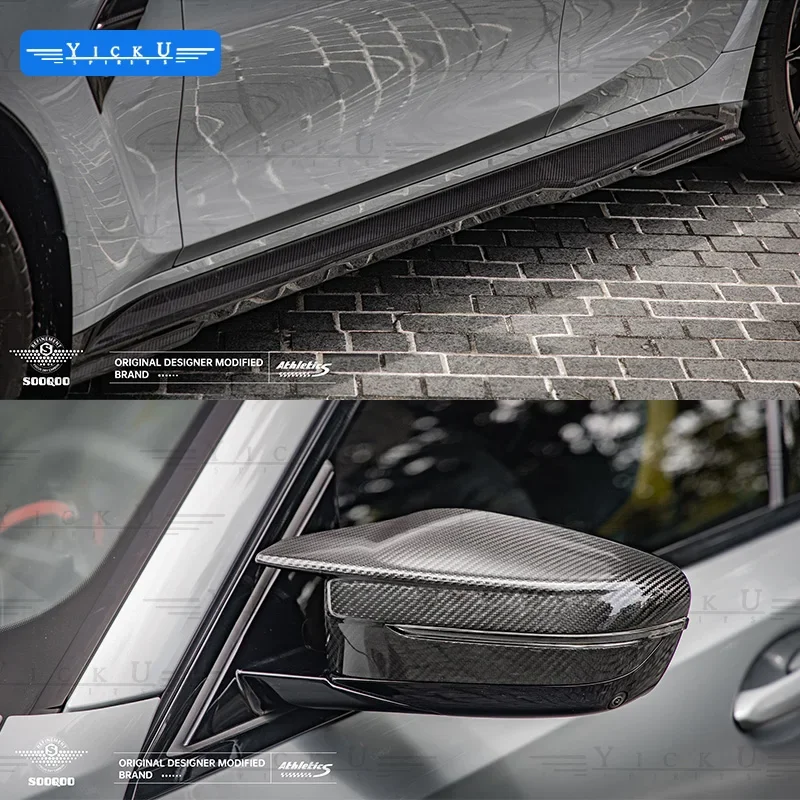 SOOQOO Trockenkohlefaser-Bodykit для G80 G81 M3 G82 G83 M4 Front schaufel Seitens chюze Heck diffusor heckбеженgel