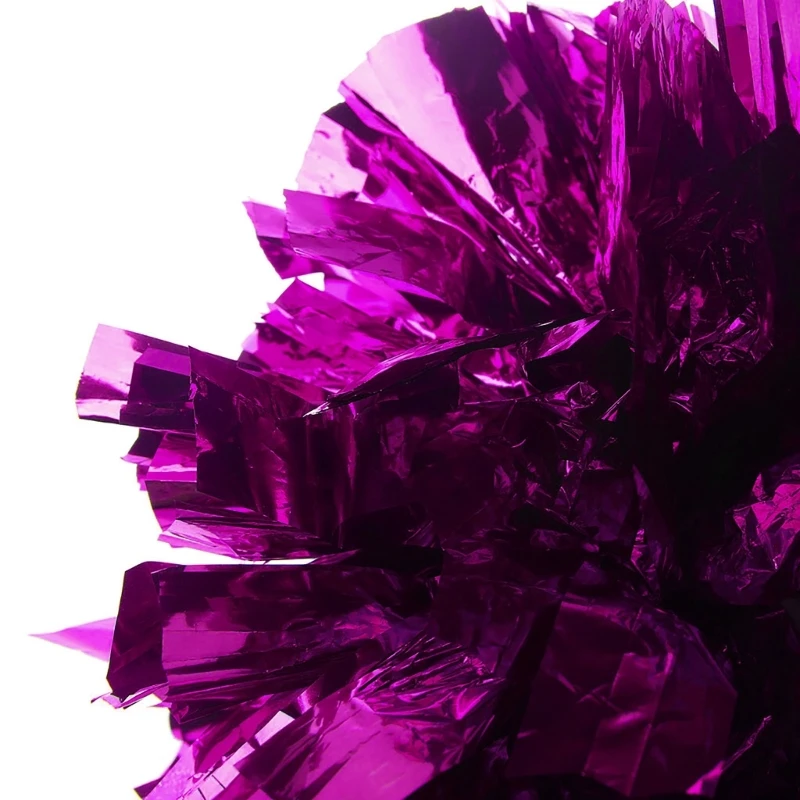 Более пушистые помпоны для черлидинга пластиковые ручные с кольцами