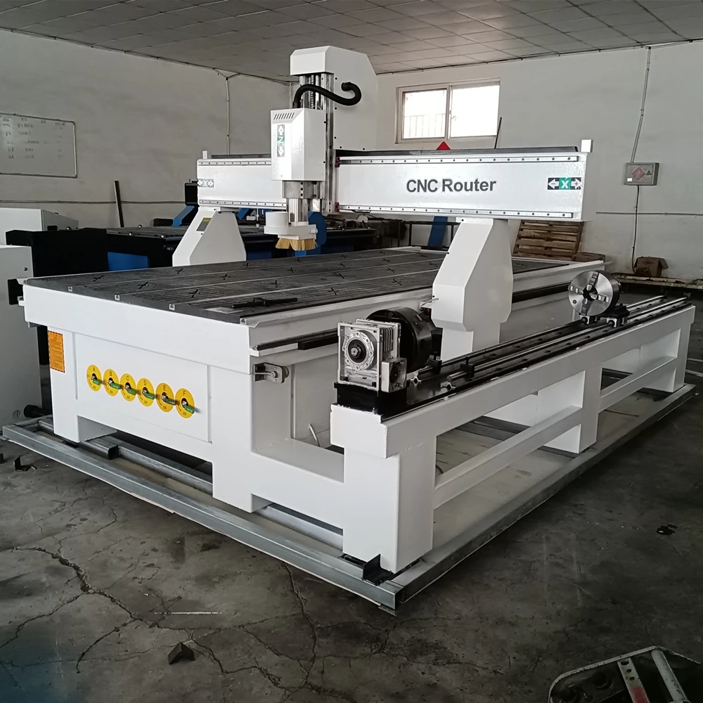 Robotec New 1325BR 4 A axis CNC машина для резьбы по дереву/4-осевой ЧПУ маршрутизатор