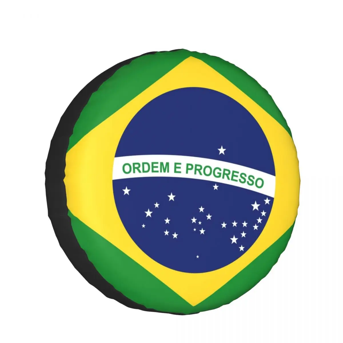 

Spare Wheel Tire Cover Case Pouch Protector Brazil Flag Car Tyres for Jeep Hummer 14 /15/16/17 Inch