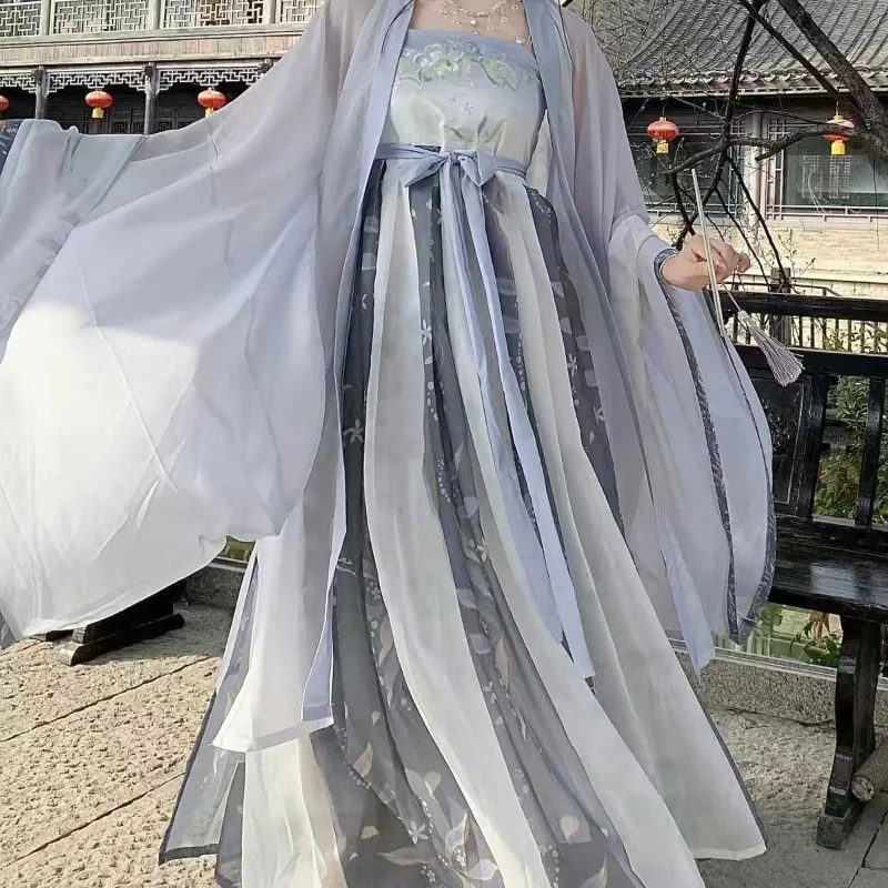 Комплект платьев ханьфу в китайском стиле женское традиционное элегантное