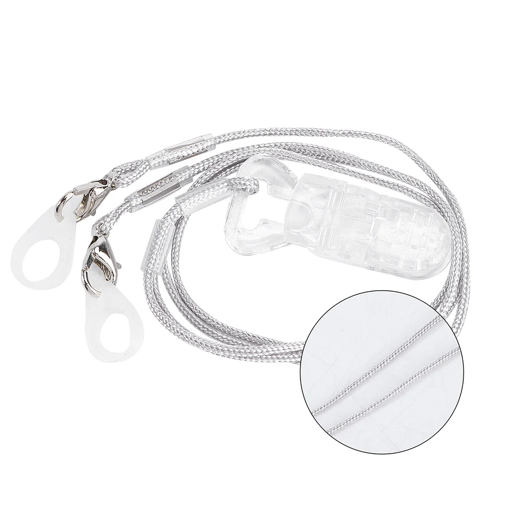 

2 Sets Hearing Aids Clips Anti- Lost Lanyard Keepers BTE Hearing Aids Holder Straps Elastic Hanging Rope for Adults Seniors Kids