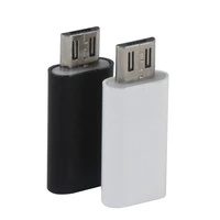 2019 digital type c female to micro usb male data adapter converter usb type c adapter for android mobile phone black white