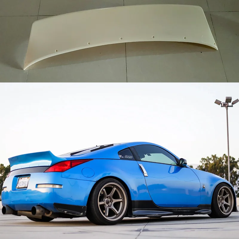 

Спойлер для Nissan 350Z Z33 2003-2008 Rocket Rabbit style, высококачественный внешний спойлер из АБС-пластика и углеродного волокна для багажа