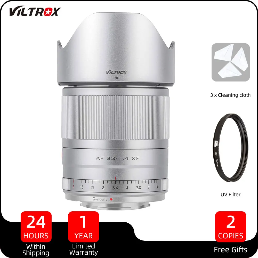 

Viltrox 33mm f1.4 STM Auto Focus Fixed Focus Large Aperture Lens for Fuji Fujifilm X Mount X-T3 X-T30 X-T20 X-PRO3