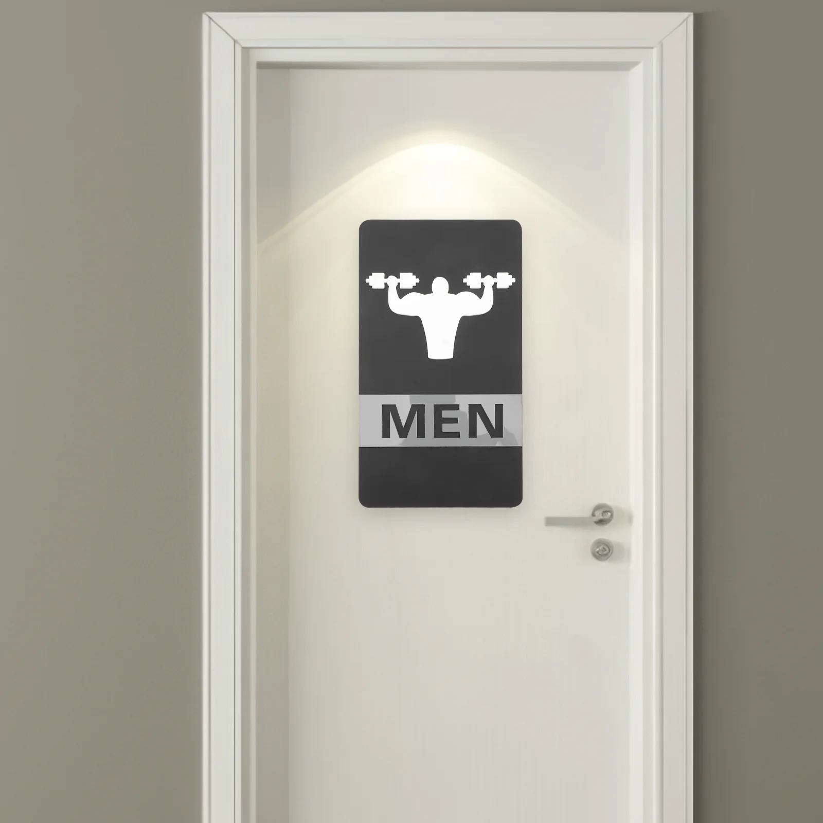 

Toilet Sign Men Decor Bathroom Signs Restroom The Washroom Lavatory Plates Acrylic Miss Business Identification