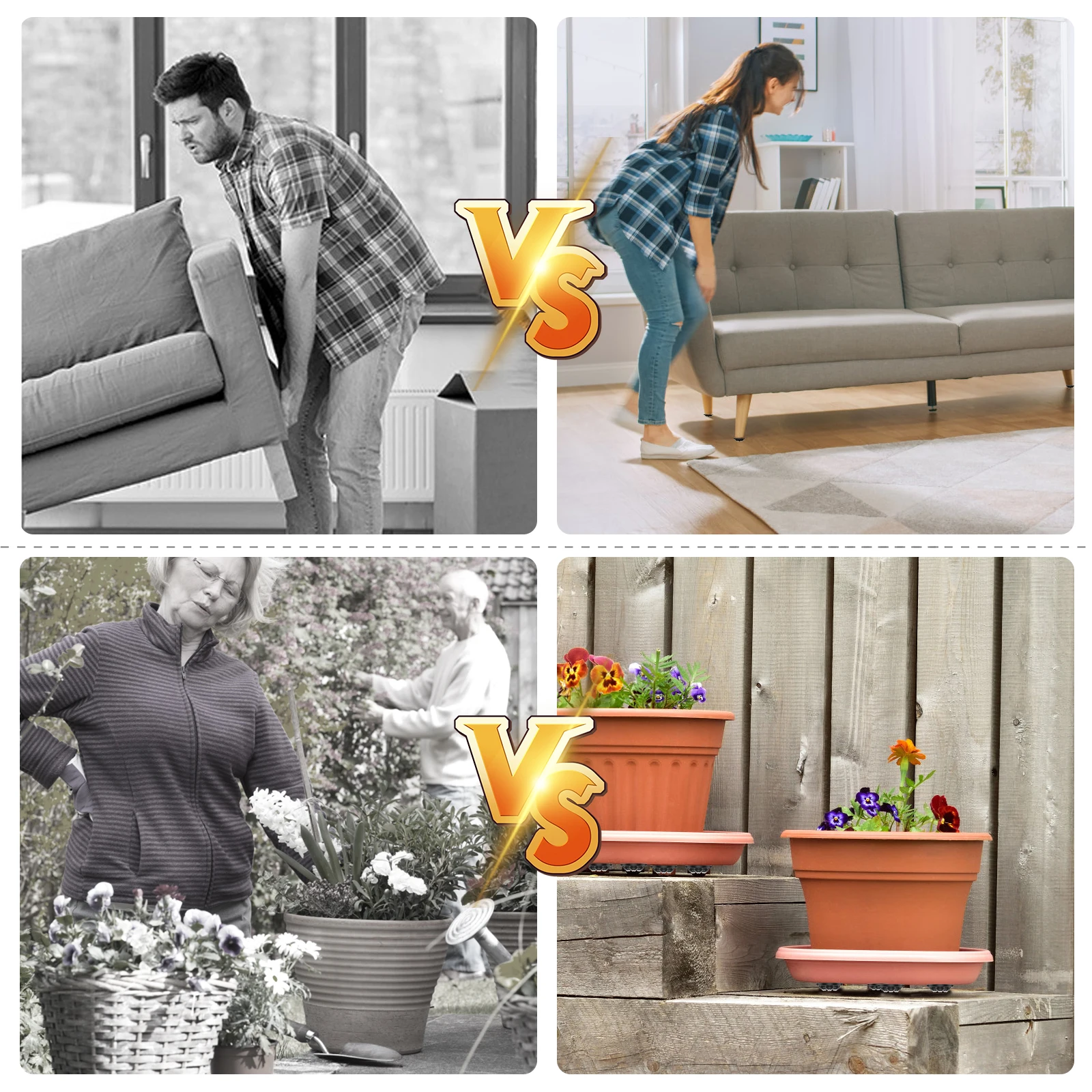 16 шт. мини-ролик вращающийся на 360 градусов самоклеящийся поворотный ролик с 4