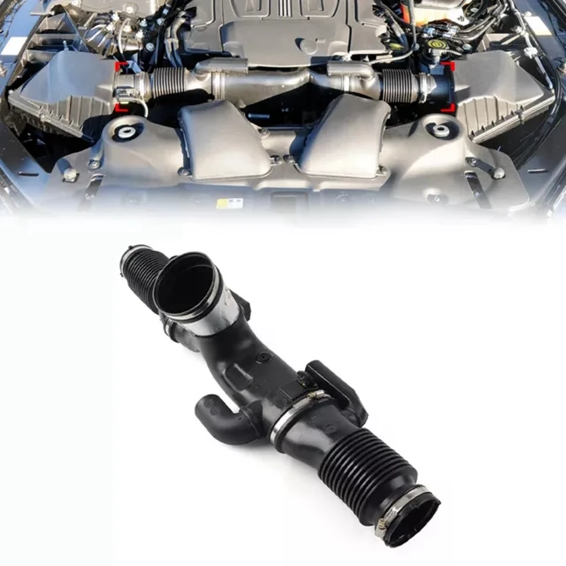 Engine Coolant Air Intake Tube Hose C2D17107 C2Z17820 For JAGUAR XJ 2010- XF 2009-2015 3.0L Parts