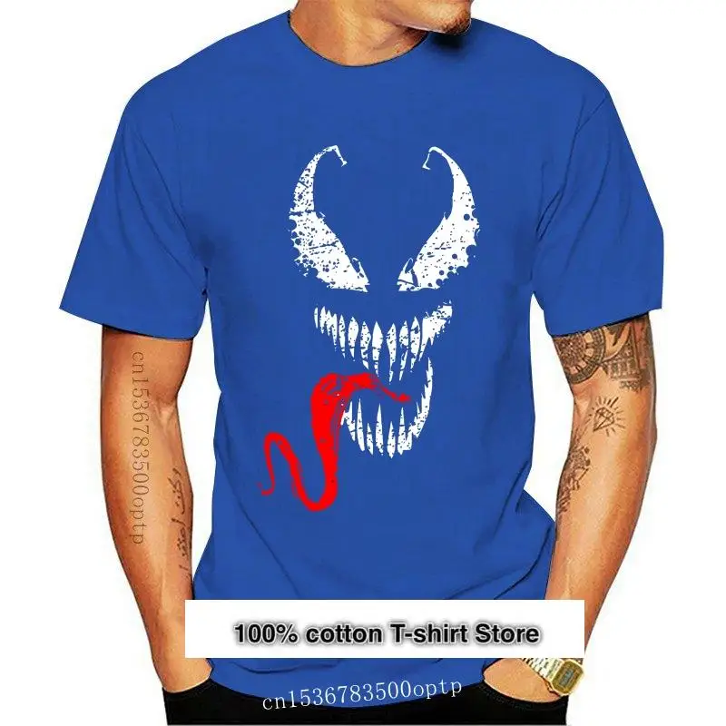 

Camiseta унисекс с ядом лицо для мужчин и детей, camisa Harajuku a la moda, negra, blanca, Xxxxl, nueva