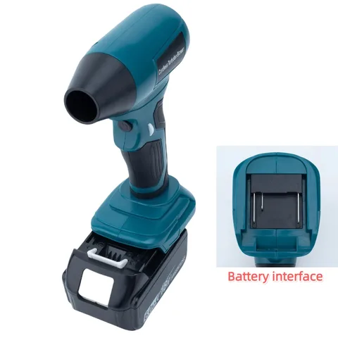 Литий-ионный беспроводной турбовентилятор мощностью 200 Вт для Makita 18 В LXT, литий-ионный аккумулятор, фен для удаления пыли и снега (БЕЗ батареи)