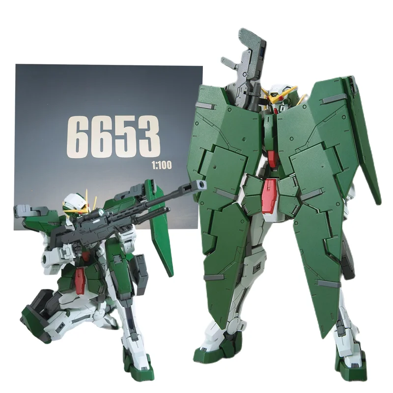 

Daban 6653 Gunpla Mg 1/100 Gn-002 Dynames Assembly Model High Quality Collectible Anime Mobile Suit Robot Kits Models Kids Gift