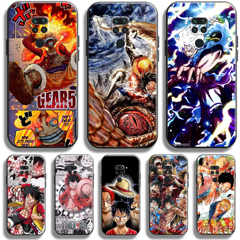 

Anime One Piece Luffy For Xiaomi Redmi Note 9 5G 9T 9S 9 Pro Phone Case Silicone Cover Back TPU Carcasa Soft