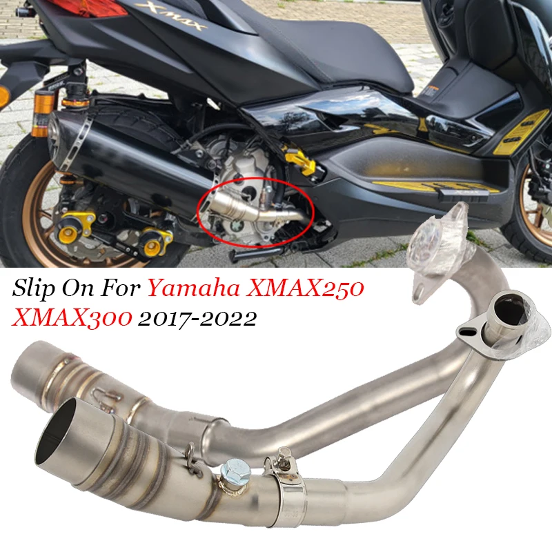 Выхлопная труба для мотоцикла Yamaha X MAX XMAX 250 300 XMAX250 XMAX300 2017-2022 51 мм |