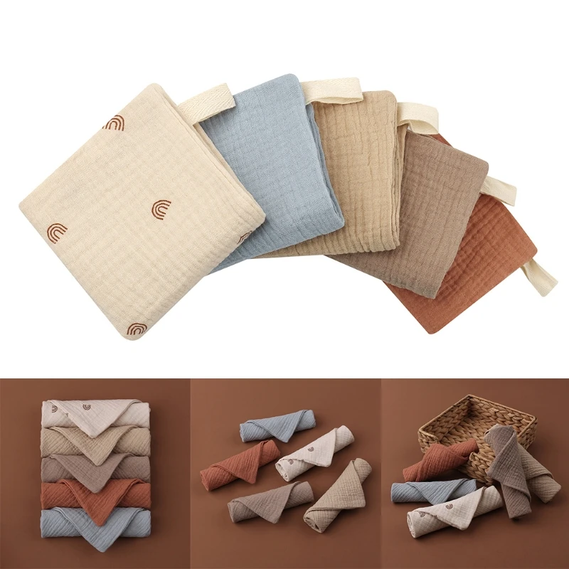 

Infant Sleeveless Bib with Square Shape Baby Stuff Feeding Towel Dirty-proof
