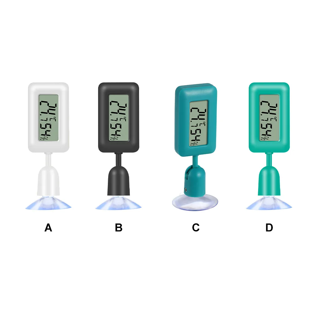 

Термометр-Гигрометр на присоске, поворотный прибор для измерения температуры и влажности в теплице, с питанием от аккумулятора, синий