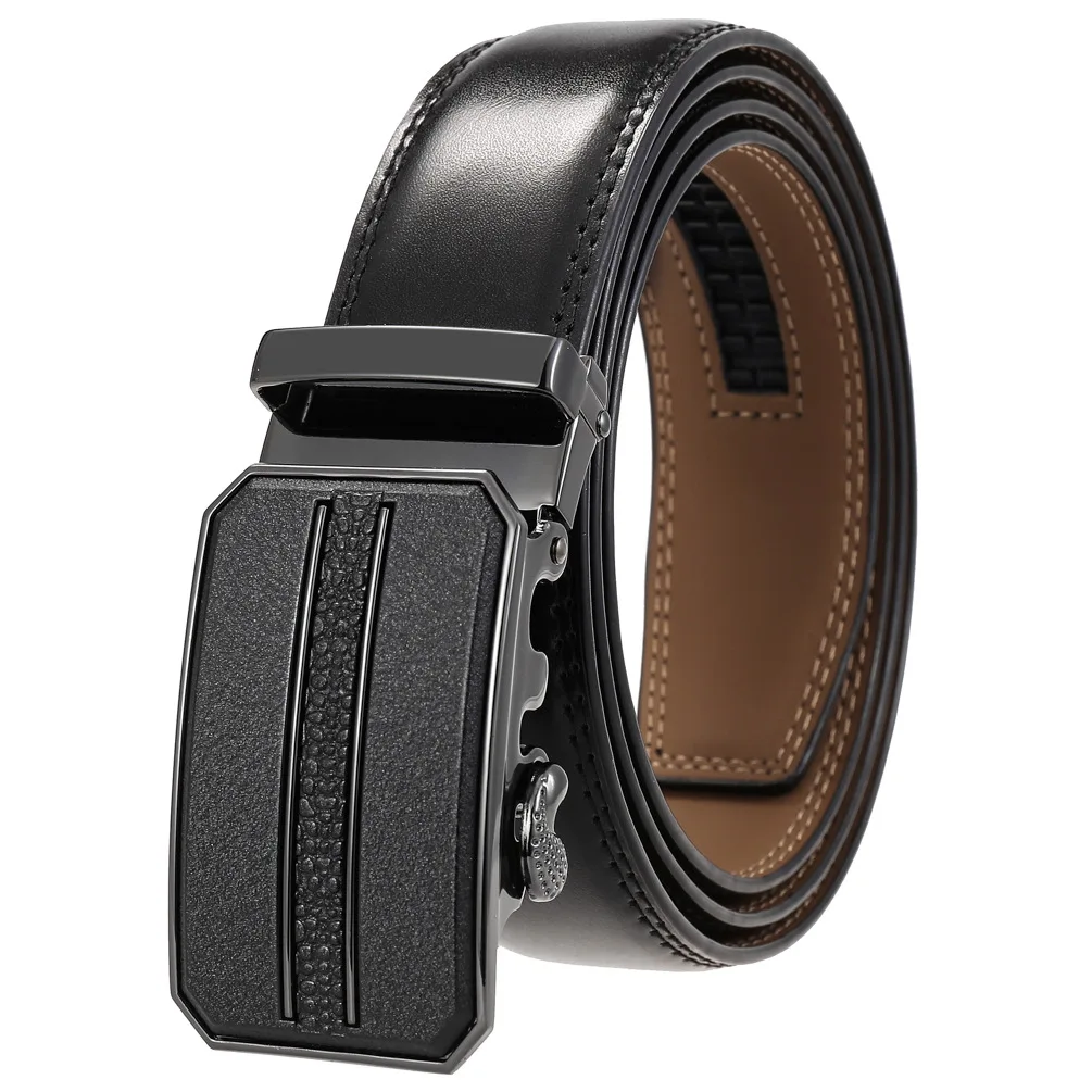 Men's Fashion Designer Luxury Belts Top Quality Alloy Buckle Belts Genuine Leather Belts Casual Business Jeans Belts For Men