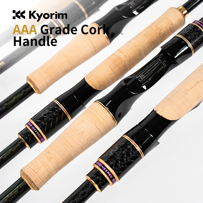 Фото Удочка для рыболовной приманки KYORIM ULTINA ZANDER, 2 секции, направляющая FUJI SIC, карбоновое катушкодержание, спиннинговая удочка №1