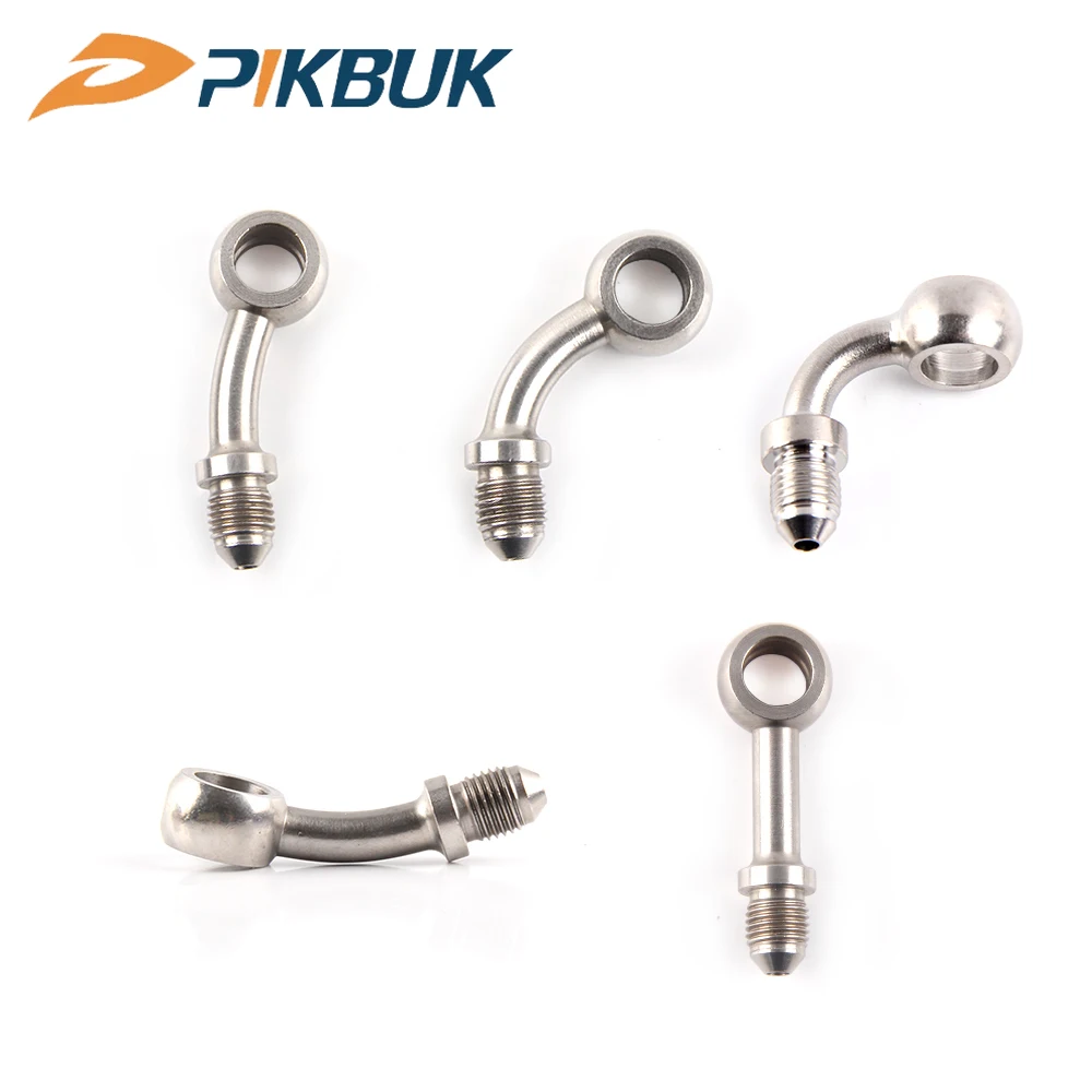 

AN3 Motorcycle Motor Bike Hydraulic Brake Oil Hose Line Fitting stainless Steel 10mm hole