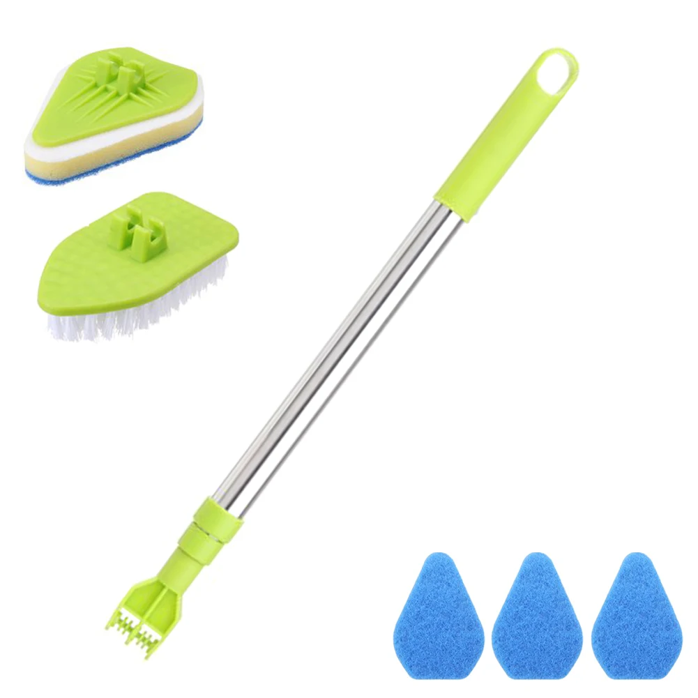 

Сменная головка для автомобильного окна, кухонный Эргономичный Очиститель плитки, пол, ванная комната, универсальный Телескопический скре...