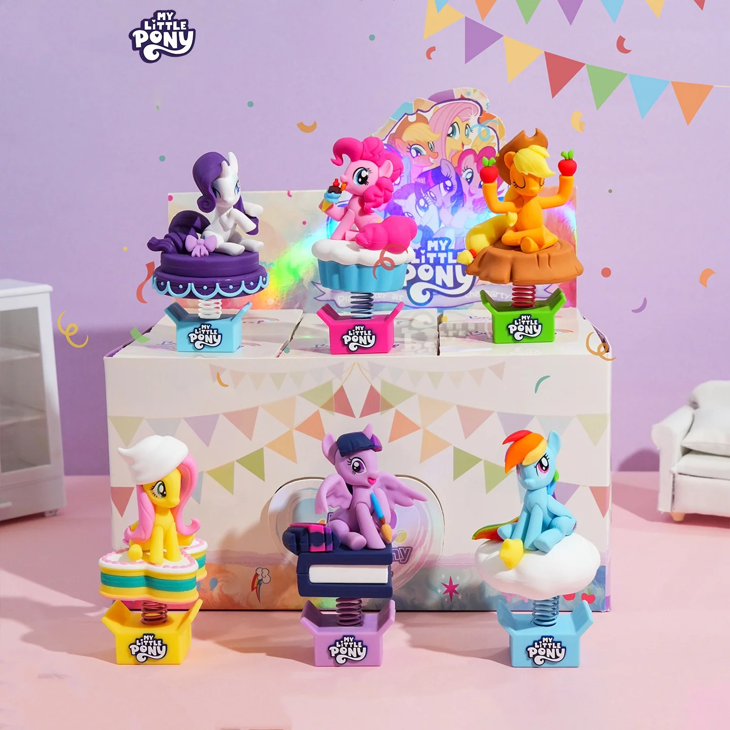 Фото Горячая новинка: Коллекционные фигурки My Little Pony Classic Series, персонажи мультфильмов, подвижные фигурки-шейкеры, подарок для детей №2