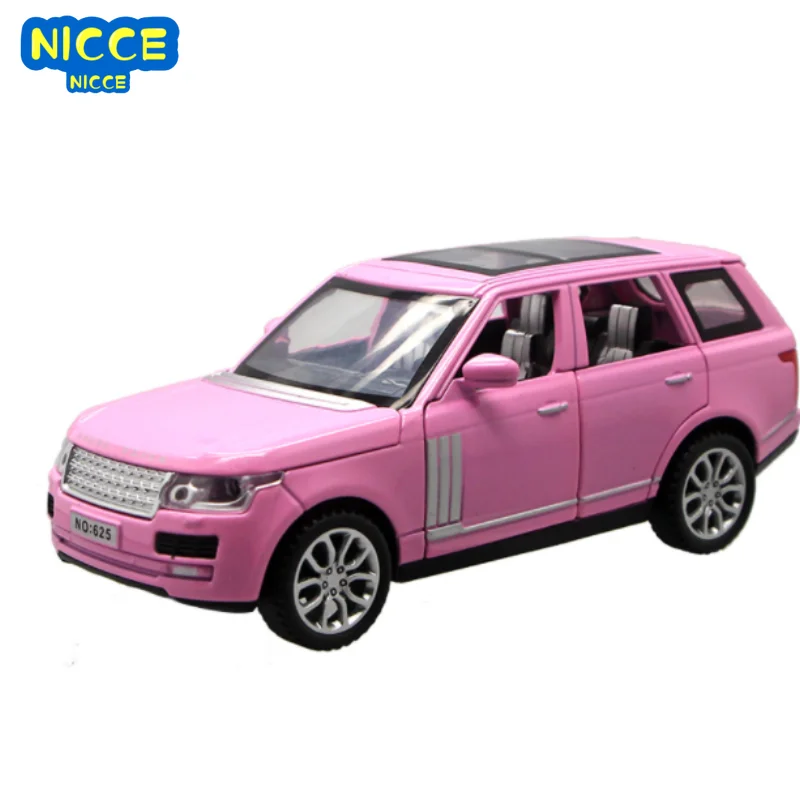 

Nicce 1:32 Simulation Range Rover SUV Police Car Children Off-road Vehicle Model Toy Alloy Light Pull Back Car for Gifts E19