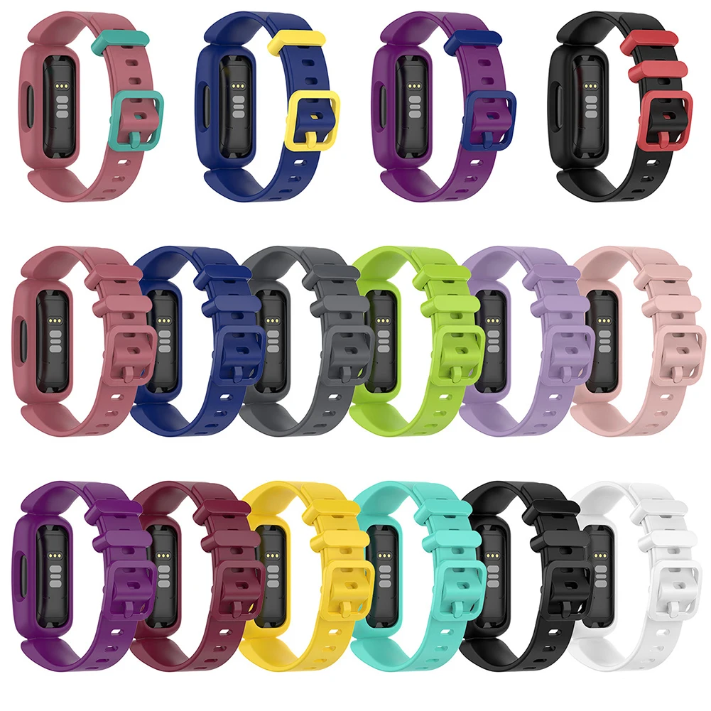 

For FitbitAce 3 (3Gen) Soft Silicone Sport Watch Band Strap Built-in Case Easy Integrated Flexible And Soft, Suit For Sport