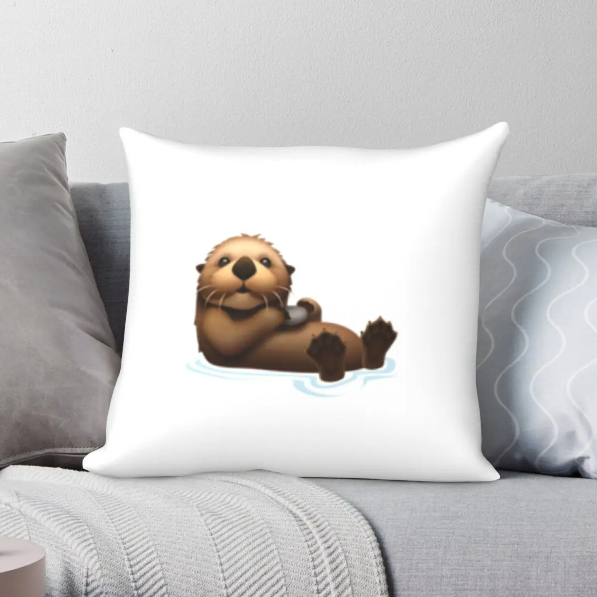 

Наволочка с выдрой полиэфирная льняная бархатная креативная Декоративная Наволочка на постельное белье с молнией оптом