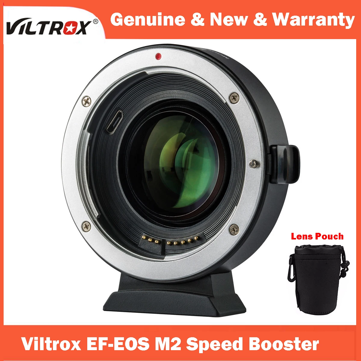 Viltrox EF-EOS M2 0.71x адаптер для крепления объектива Canon EF-Mount Lens to EF-M-Mount Camera m50 ii m200 m6 m5 |
