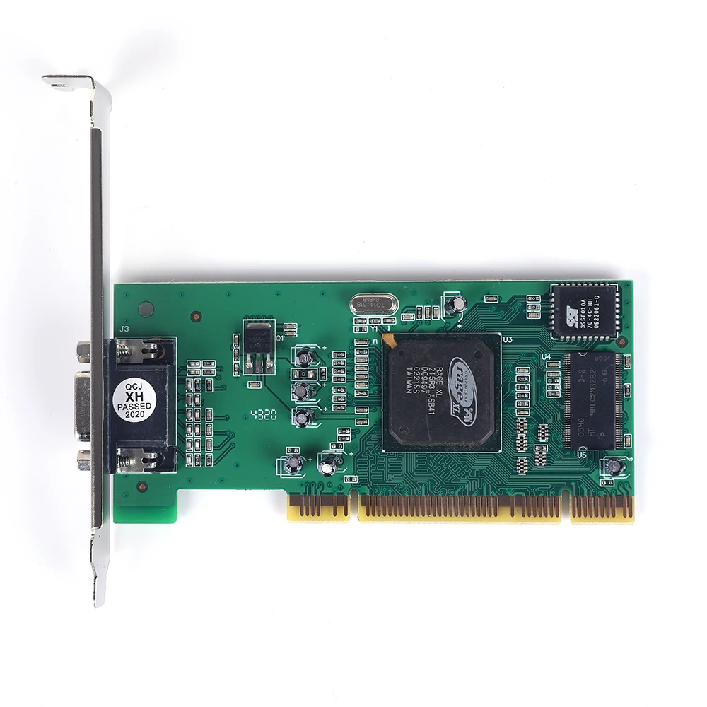 

Настольный компьютер PCI видеокарта ATI Rage XL 8 Мб VGA-карта совместимая с 64-битными PCI-X слотами аксессуары