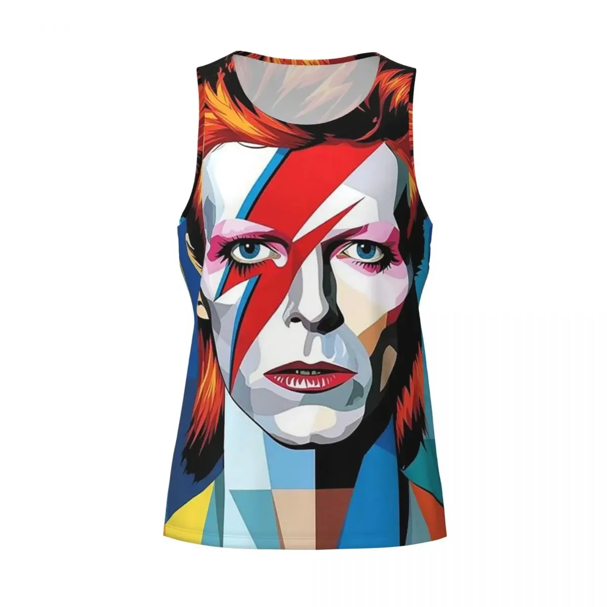 Фото Быстросохнущая дышащая майка-бодибилдинг Davids Bowied для спортзала без рукавов №3