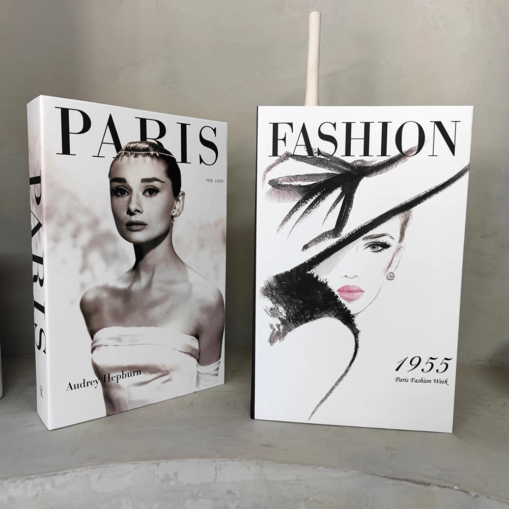 

Fake Books for Decoration New Customize Unopenab Coffee Table Books Storage Box Model Room Hotle Villa Luxury House Home Decore