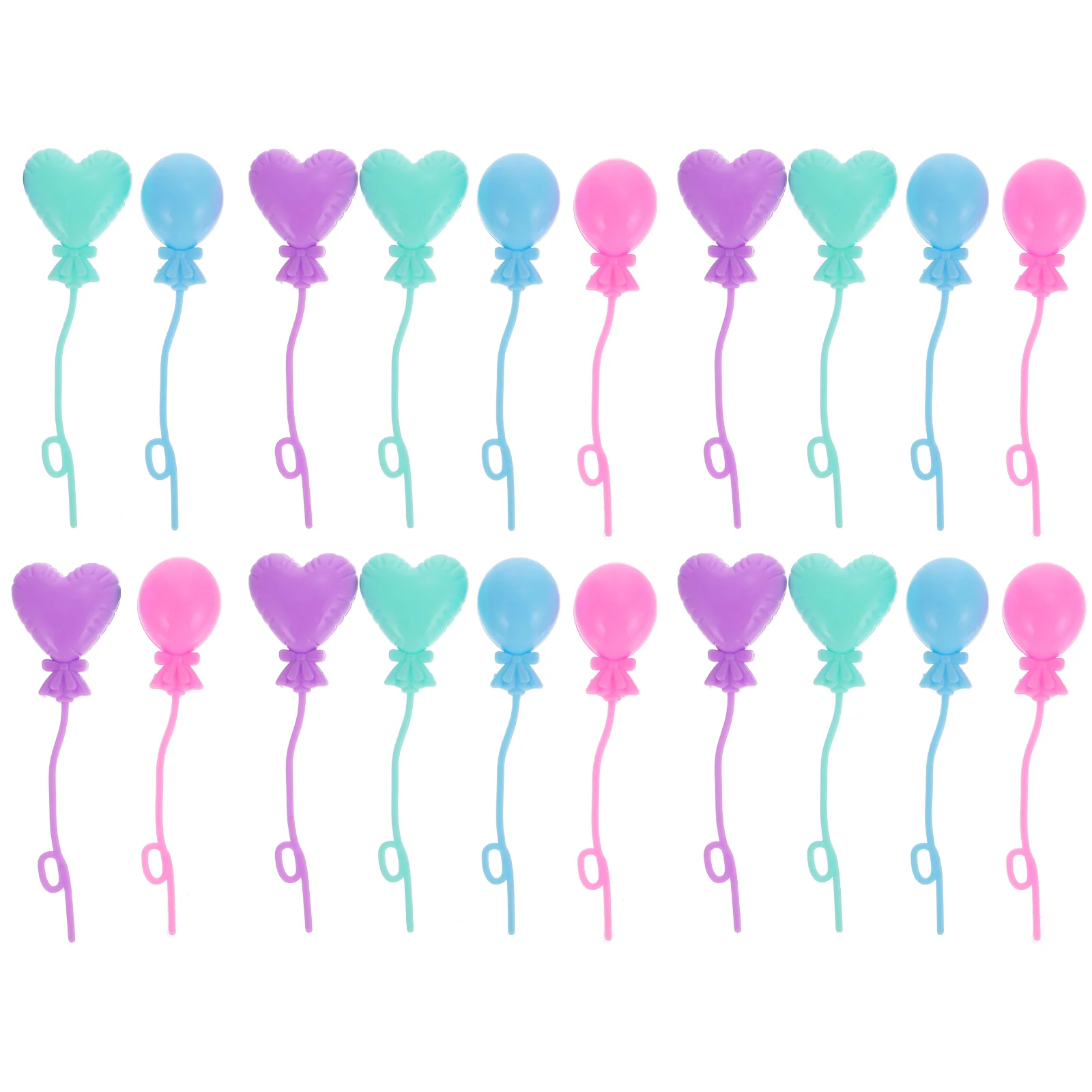 

20pcs Miniature Balloon Ornament Miniature Balloons Bulk Miniature Balloon Decoration Colorful Simulated Balloons