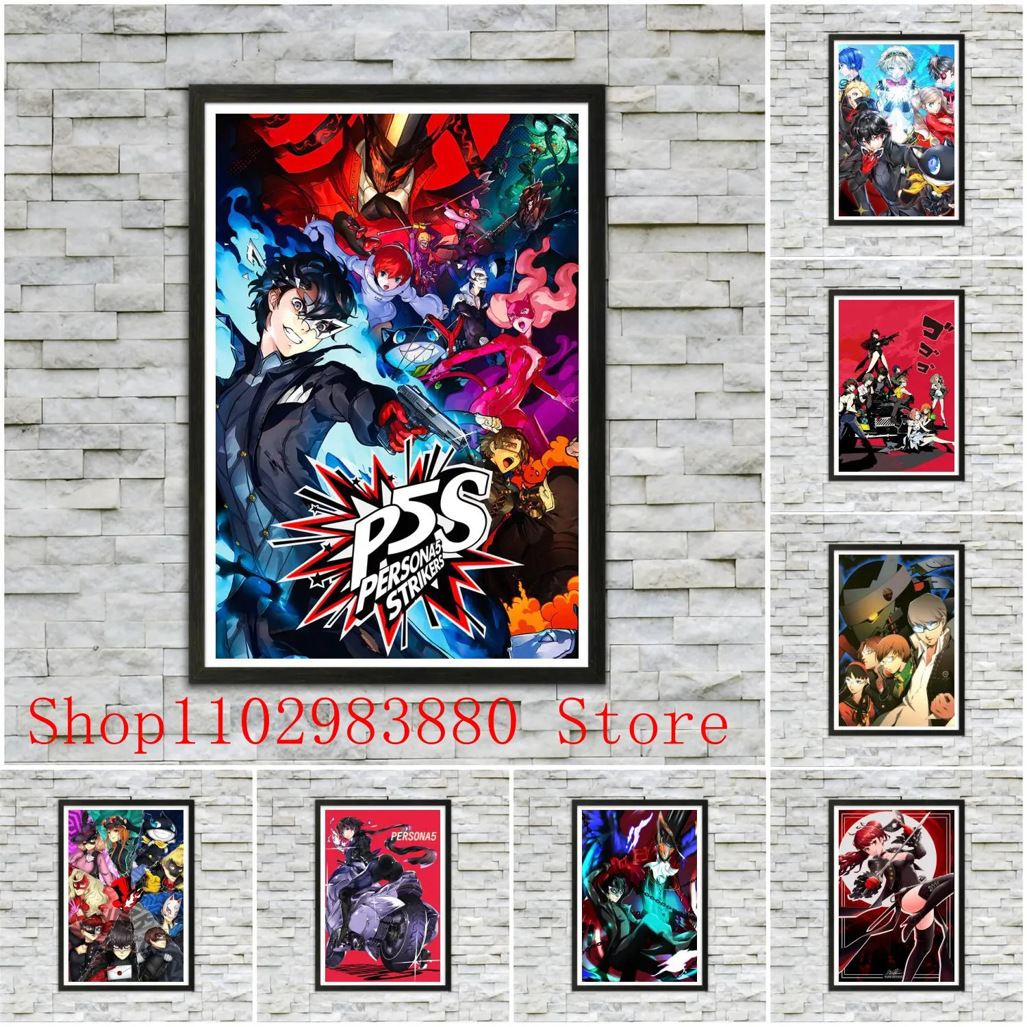 

Persona 5 Royal Anime Poster Canvas Painting Posters and Prints Wall Art Picture Home Living Room Decor