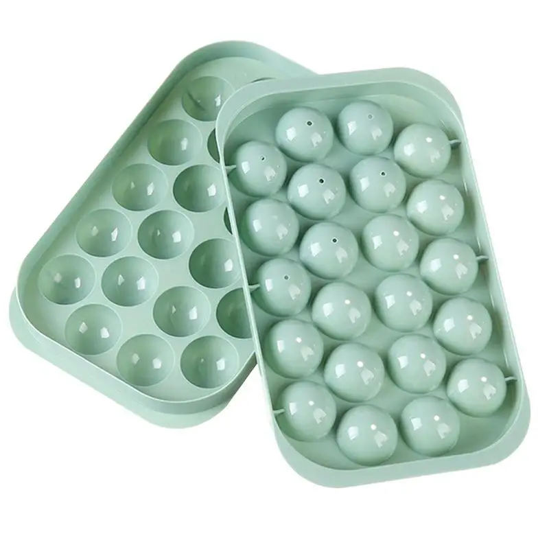 

Ice Ball Mold Hockey Frozen Mini Ball Maker Mold Round Ice Cube Mold With Lid Ice Tray Box Whiskey Cocktail Kitchen Tools