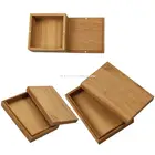 Бамбуковый ящик для хранения карт Настольный чехол для покера для настольных игр