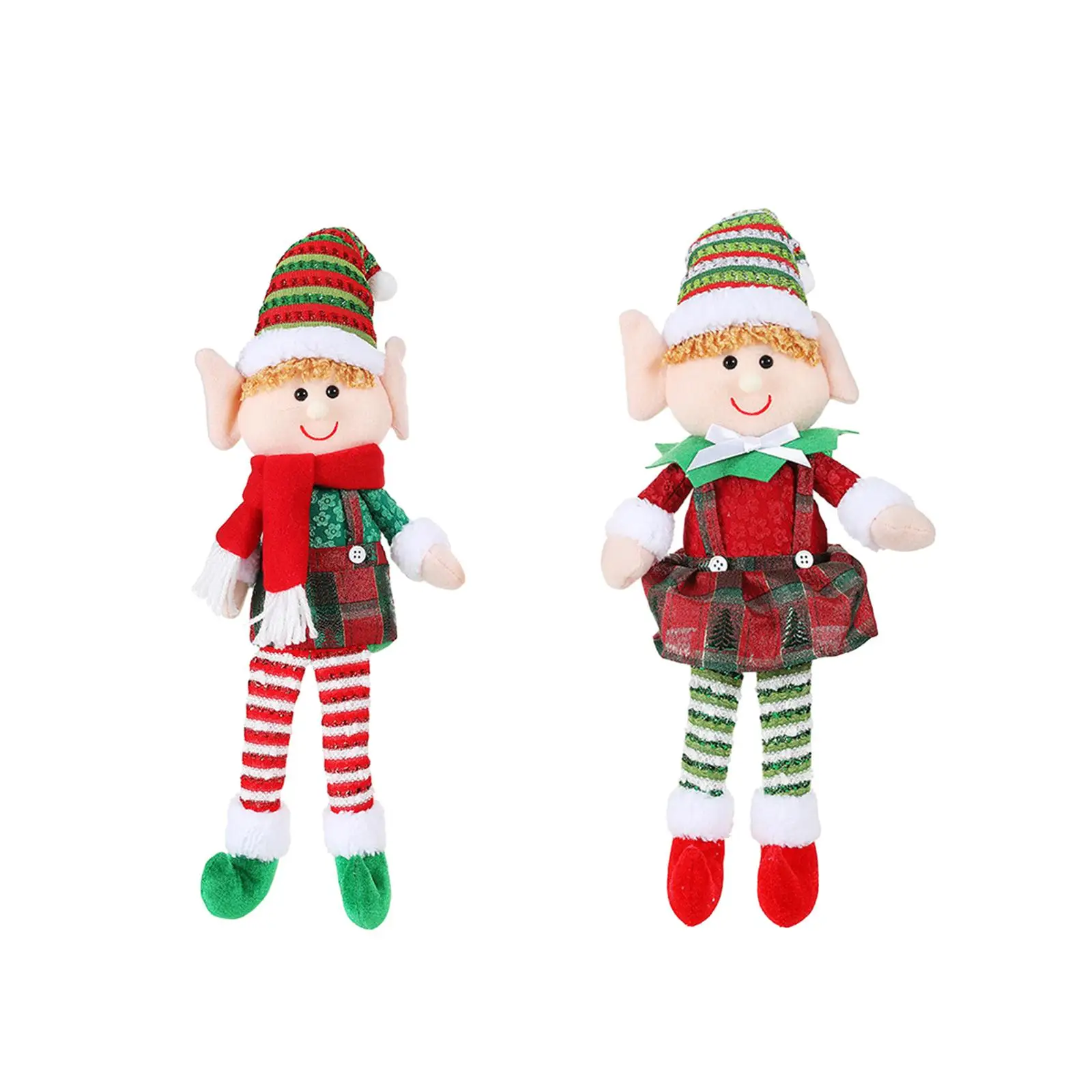 

Рождественские плюшевые фигурки, рождественские сидячие плюшевые куклы, Рождественское украшение, плюшевые куклы-эльфы для дома, детский стол, новый год для детей
