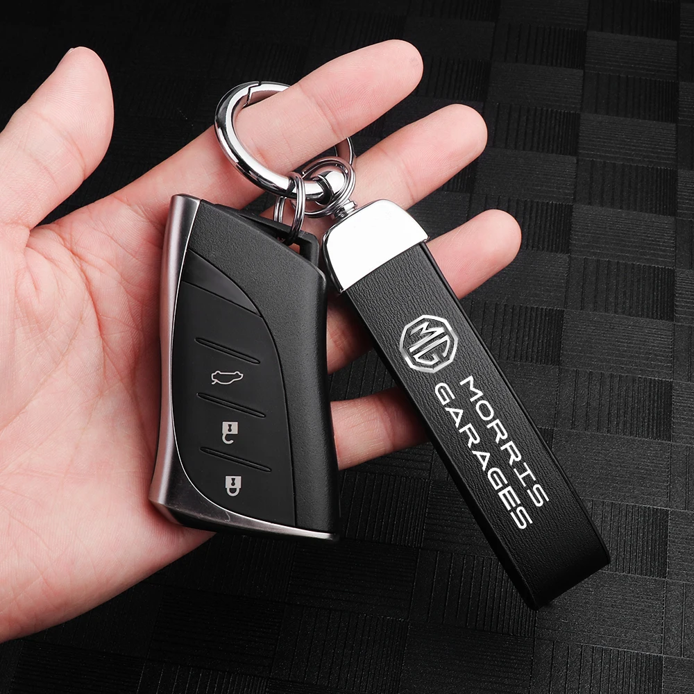 

Luxury Car Key Rings Keychain Keyring Key Tag Holder Auto Accessories For MG Orkina ZS GS ZT HS 3 5 6 7 HECTOR ZR SW X-Power 350