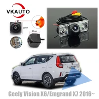 vkauto fish eye rear view camera for geely vision suv x6emgrand x7 20162022 ccd hd reverse parking backup monitor