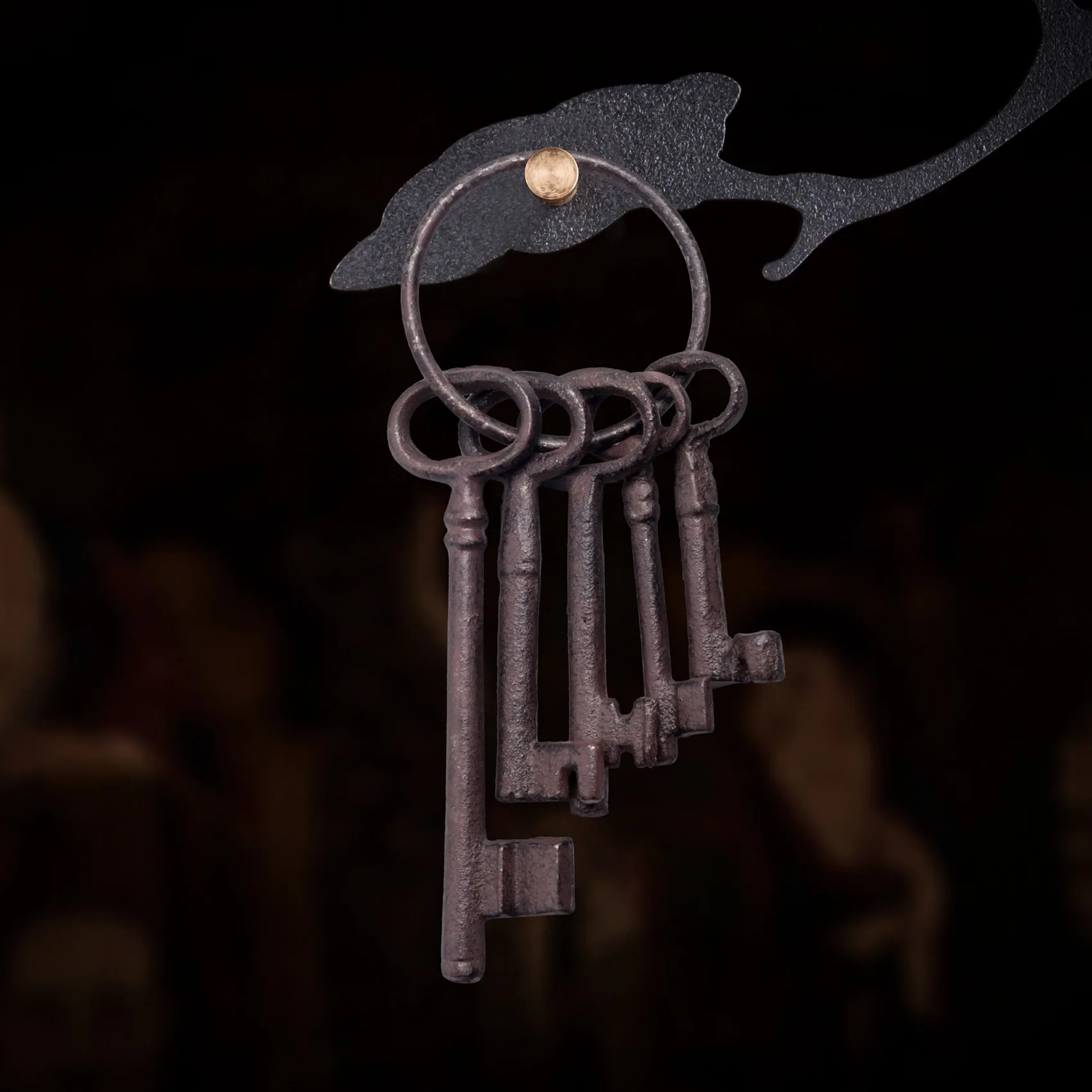 Набор ключей на груди с пиратскими сокровищами брелок в античном стиле