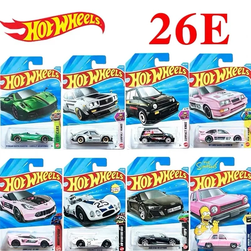 Фото Коллекционная модель автомобиля Hot Wheels 1/64 Mainline Series E Case SIMPSONS PAGANI AUDI MAZDA DODGE, литая под давлением №3