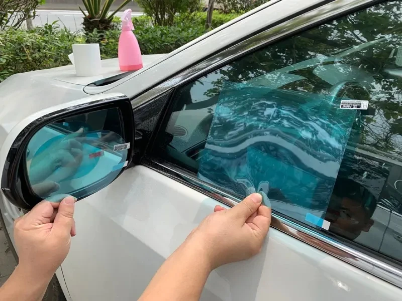 2 шт. автомобильная водоотталкивающая пленка на зеркало заднего вида