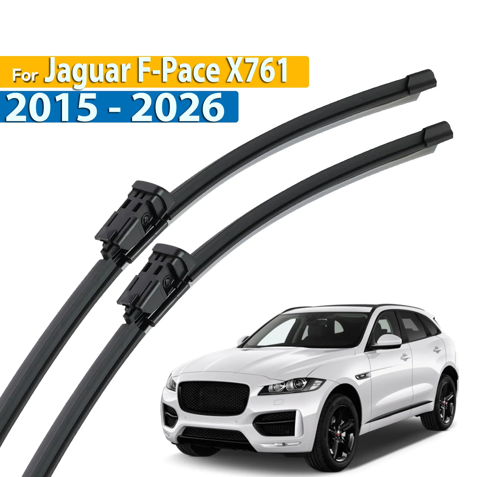 

Передние щетки стеклоочистителя Erick's LHD для Jaguar F-Pace X761 2015-2026, лобовое стекло, щетки для очистки окон, дождя 26 "+ 19"