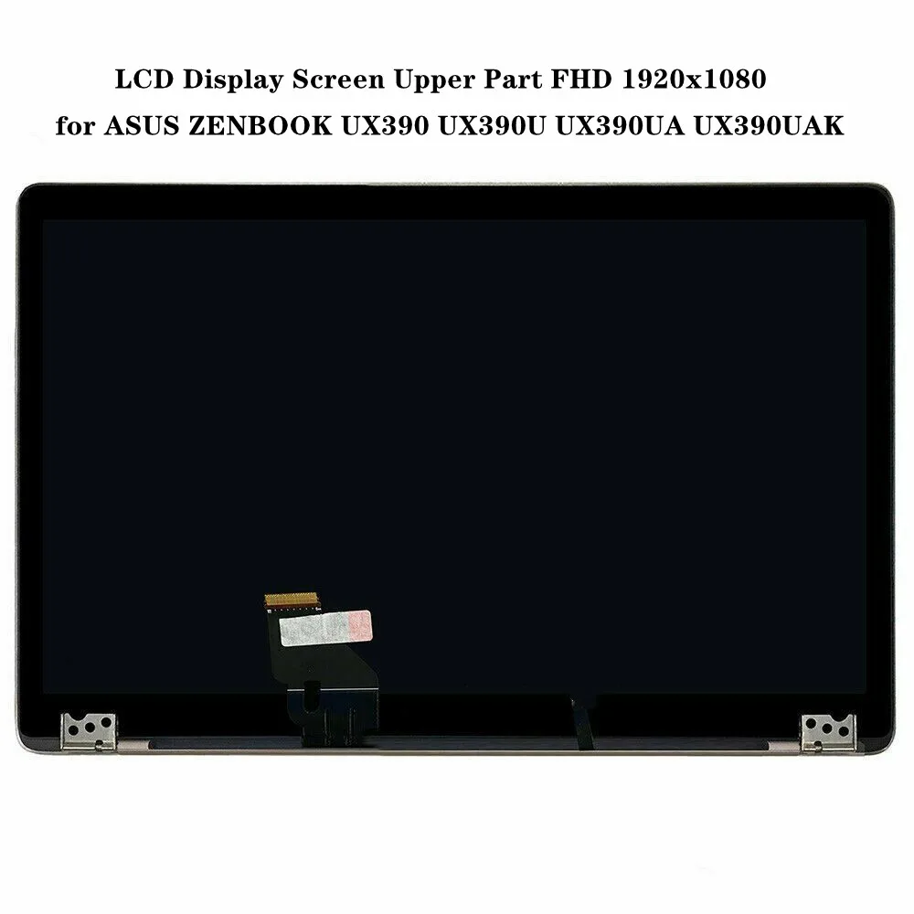 ЖК-дисплей 12,5 дюйма для Asus Zenbook UX390 UX390U UX390UA UX390UAK, верхняя часть, экран в сборе FHD 1920x1080 ЖК-дисплей 12,5 дюйма для Asus Zenbook UX390 UX390U UX390UA UX390UAK, верхняя часть, экран в сборе FHD 1920x1080