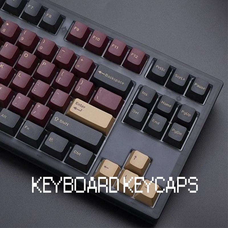 

Колпачки для механической клавиатуры Cherry Mx с 135 клавишами GMK Red Samurai OEM, колпачки для механической клавиатуры «сделай сам» под заказ, двойные к...