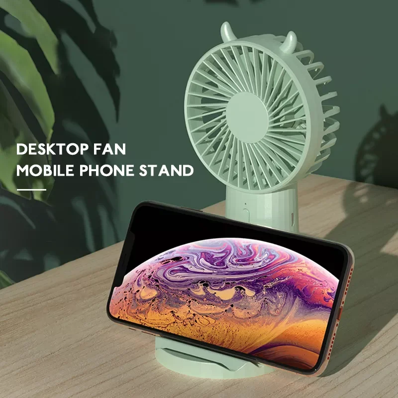 

NEW2023 USB Mini Portable Fan Outdoor Mini Creative Desktop Office Mute Charging Handheld Fan For Outdoor Travel USB Recharge 75