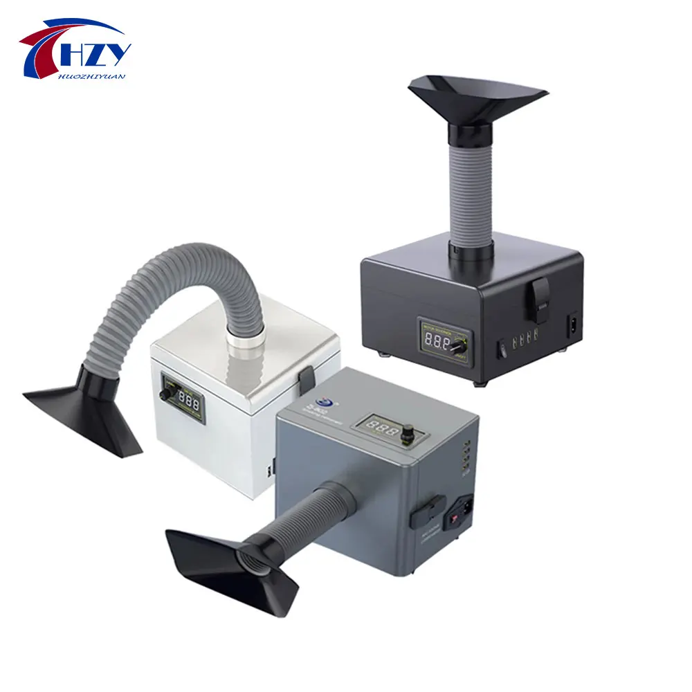 Фото ZJ-802 ZJ-802S Сварочный дымоотсос Очиститель воздуха и пыли Быстрое зарядное устройство USB Инструмент для ремонта пайки печатных плат промышленного телефона №1