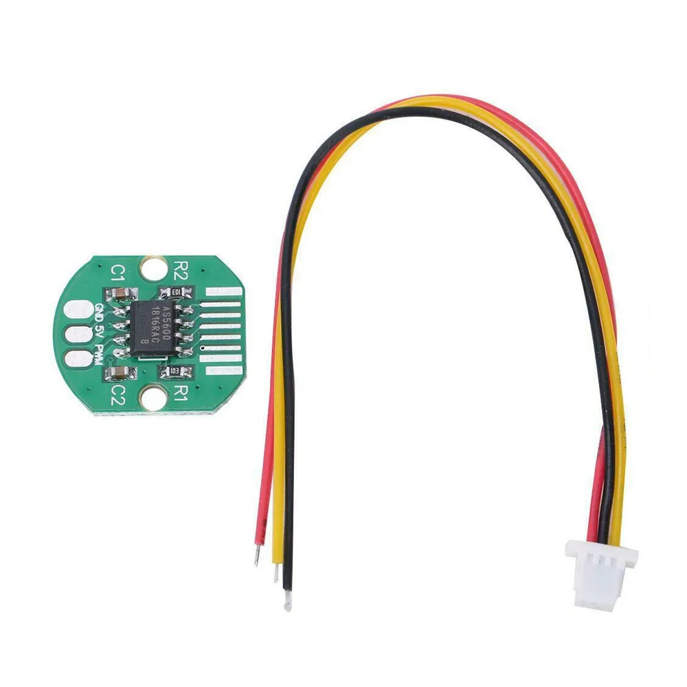 

AS5600 Absolute Value Encoder PWM/I2C Port Precision 12-Bit Encoder with 3-pin Wire for Brushless Gimbal Motor