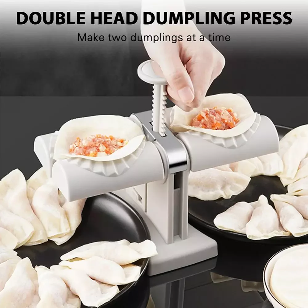 

Dumpling Maker Machine Kitchen Gadget Accessories Double Press Dumplings Mold DIY Wonton Mould Home Kitchen Baking Tools